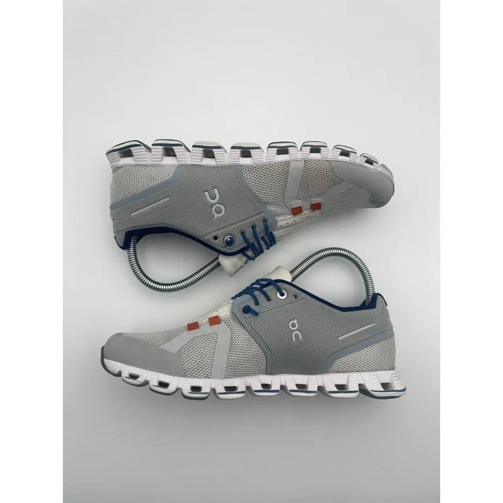 On Cloud 5 Women's Running Sneakers Size 7.5 Gray Blue Comfort Athletic Shoes